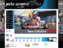 Tablet Screenshot of pista-azzurra.com